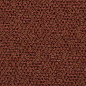 Tissu d'ameublement haut de gamme bouclette couleur auburn