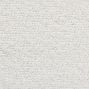 Tissu bouclette haut de gamme d'ameublement de couleur blanc